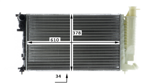 Radiator racire motor