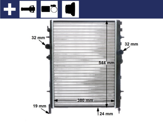 Radiator racire motor