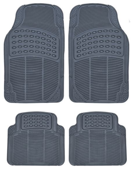 Set 4 covorase auto din cauciuc , universal, cauciuc, negru