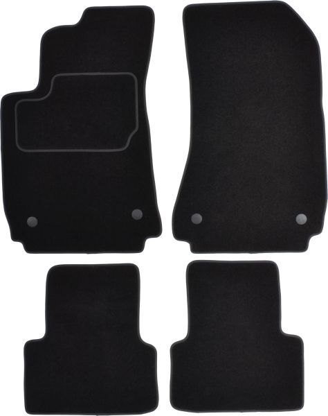 Set 4 covorase auto din mocheta , pentru alfa romeo 159 06.05-12.12, saloon/station wagon, mocheta, negru