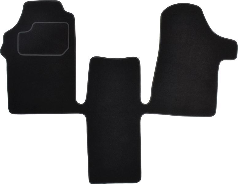 Covoras auto din mocheta , pentru mercedes vito/mixto (w639), vito (w639) 09.03-, delivery van, mocheta, negru