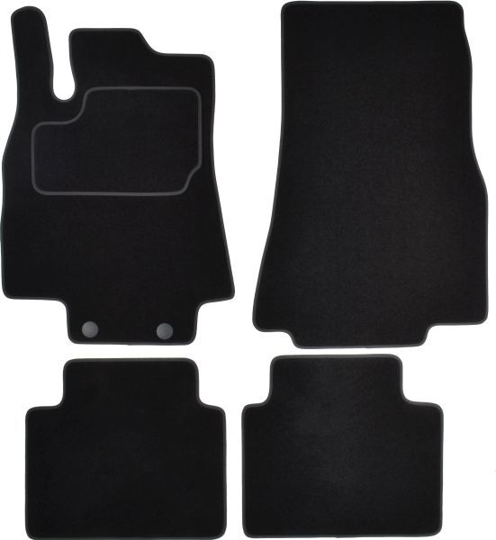 Set 4 covorase auto din mocheta , pentru mercedes b sports tourer (w245) 03.05-11.11, saloon, mocheta, negru