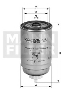 Filtru combustibil wk716/2x