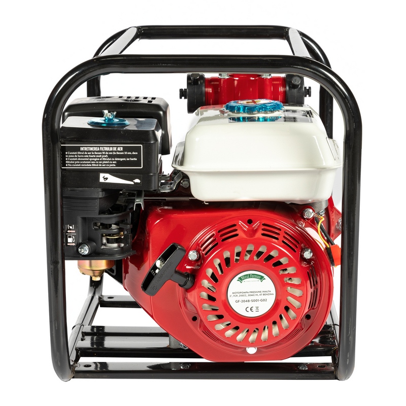 Motopompa de presiune inalta , 2 inch, 7 cp, 210 cc, debit 30 mc/h, motor 4t benzina