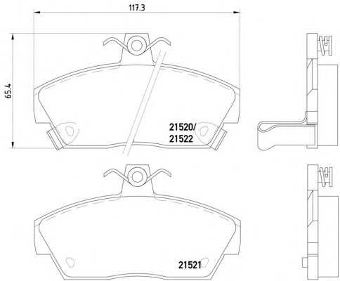 Set frana frana disc