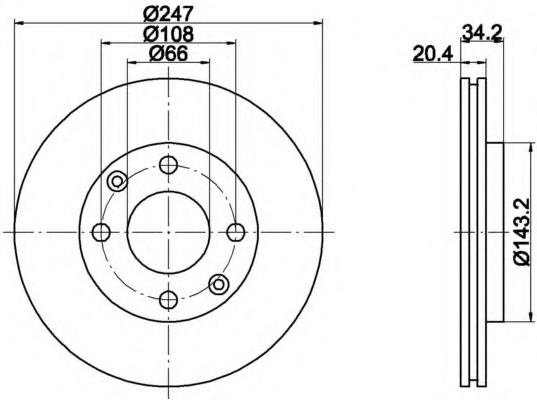 Set frana frana disc