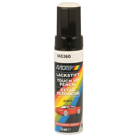 Marker vopsea retus auto kompakt lackstift acryl , culoare alb, 12 ml