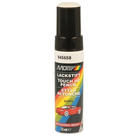 Marker vopsea retus auto kompakt lackstift acryl , culoare alb, 12 ml
