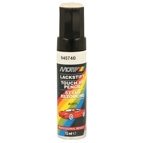 Marker vopsea retus auto kompakt lackstift acryl , culoare alb, 12 ml