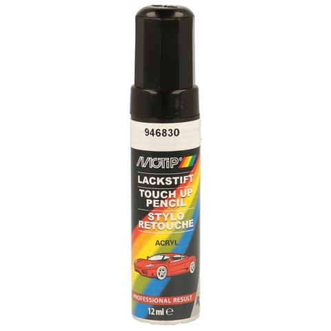 Marker vopsea retus auto kompakt lackstift acryl , culoare negru, 12 ml