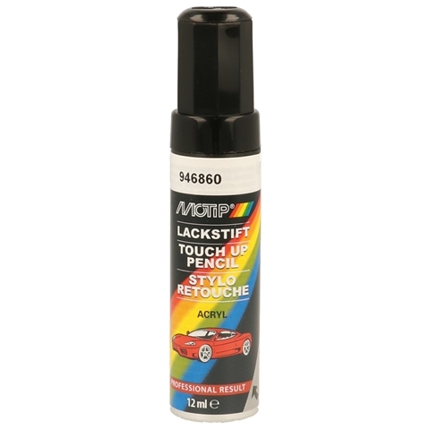 Marker vopsea retus auto kompakt lackstift acryl , culoare negru, 12 ml
