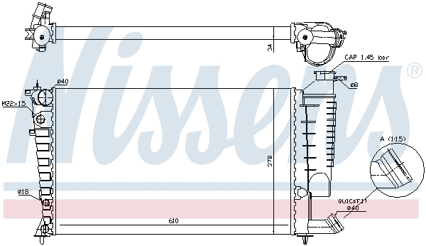 Radiator racire motor