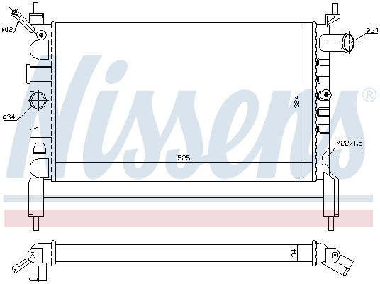 Radiator racire motor