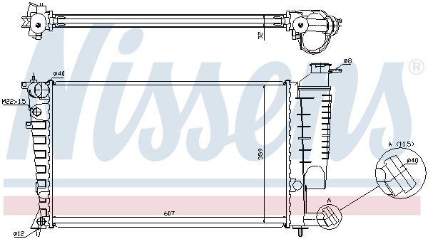 Radiator racire motor