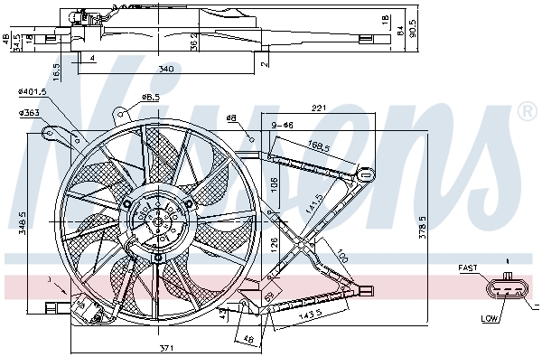Ventilator radiator