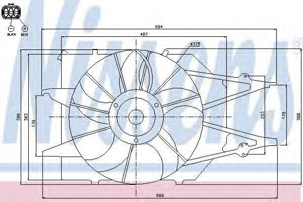 Ventilator radiator