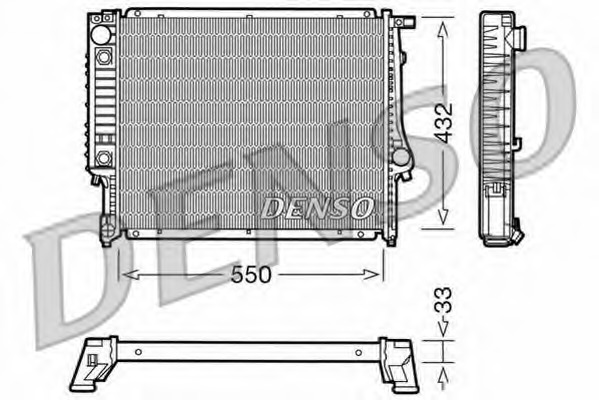 Radiator racire motor