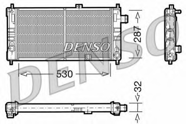 Radiator racire motor