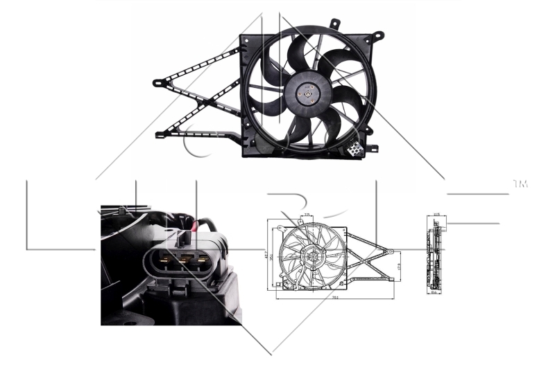 Ventilator radiator