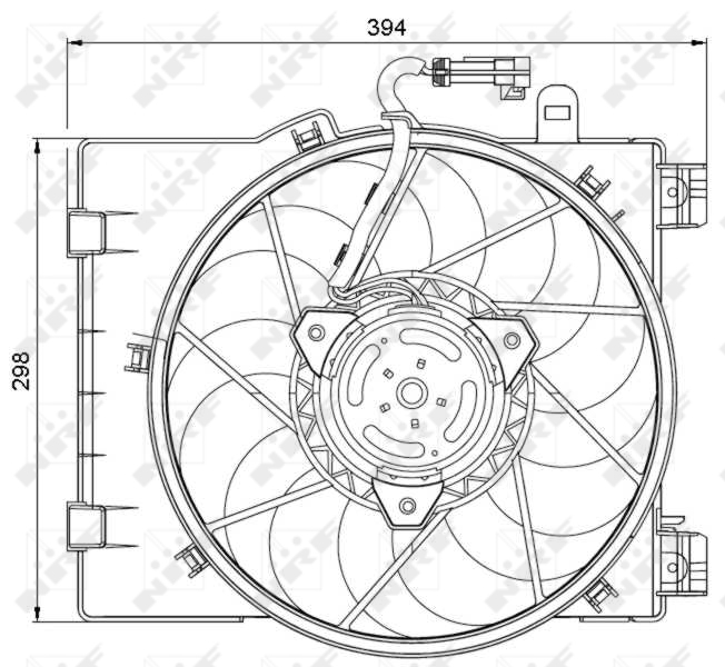 Ventilator radiator