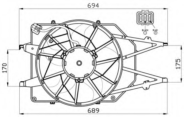 Ventilator radiator