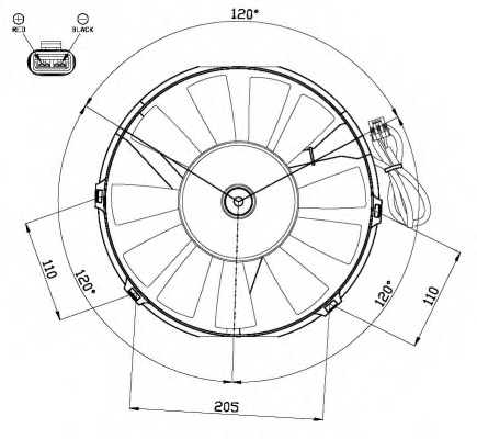Ventilator radiator