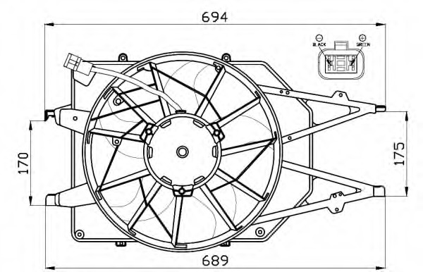 Ventilator radiator