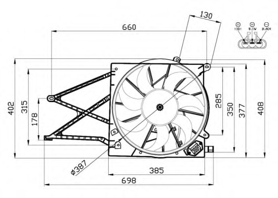 Ventilator radiator