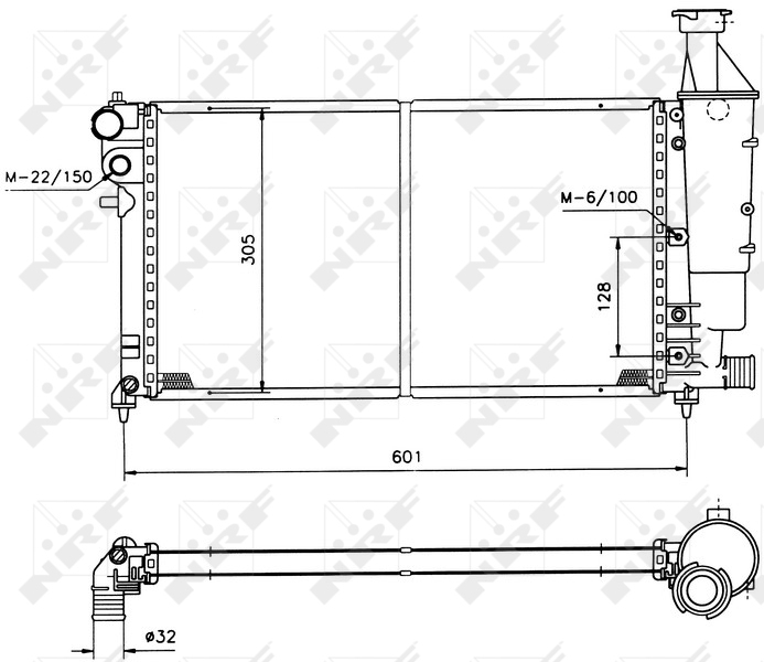 Radiator racire motor