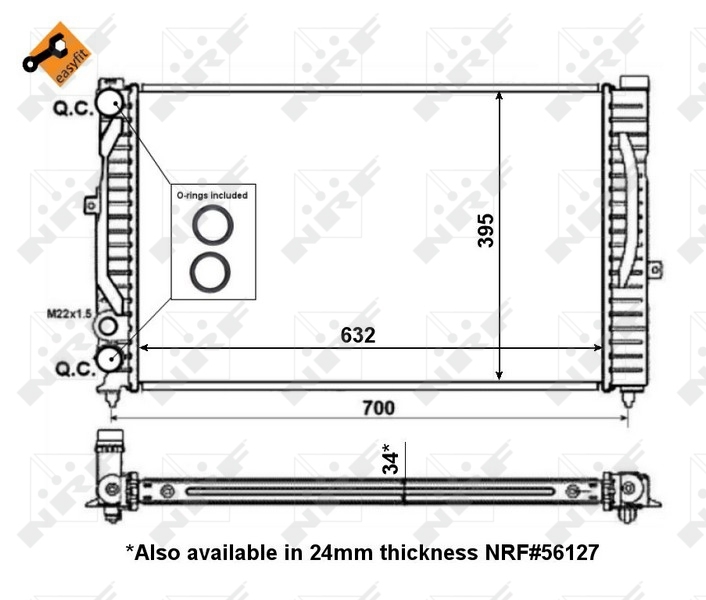 Radiator racire motor