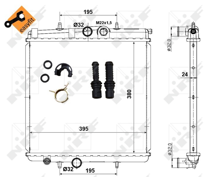 Radiator racire motor