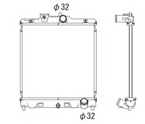 Radiator racire motor