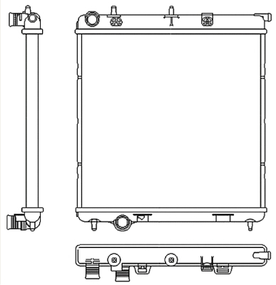 Radiator racire motor