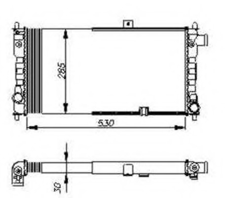 Radiator racire motor