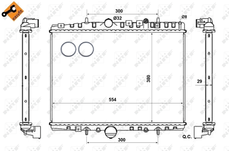 Radiator racire motor