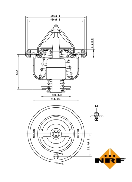 Termostat lichid racire