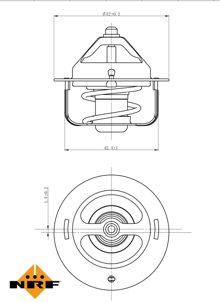 Termostat lichid racire