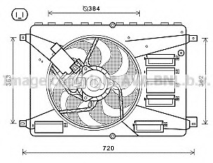 Ventilator radiator