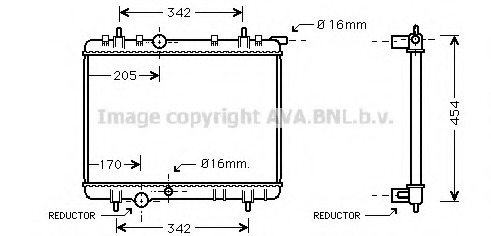 Radiator racire motor