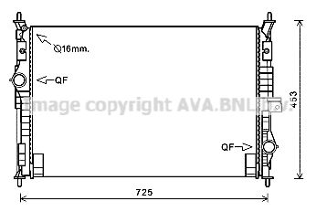 Radiator racire motor