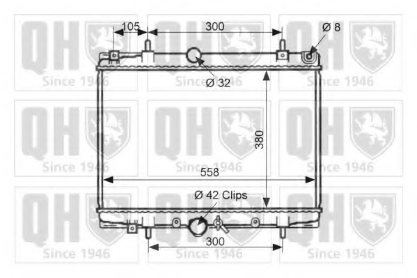 Radiator racire motor