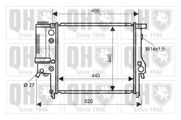 Radiator racire motor
