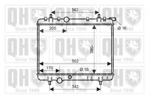 Radiator racire motor