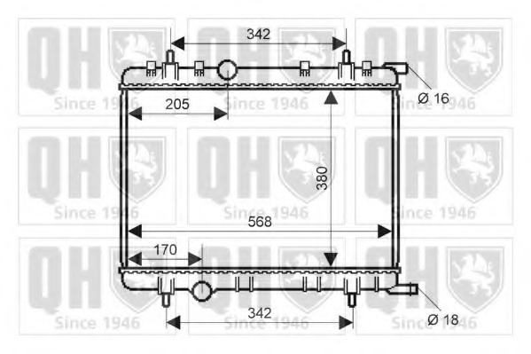 Radiator racire motor