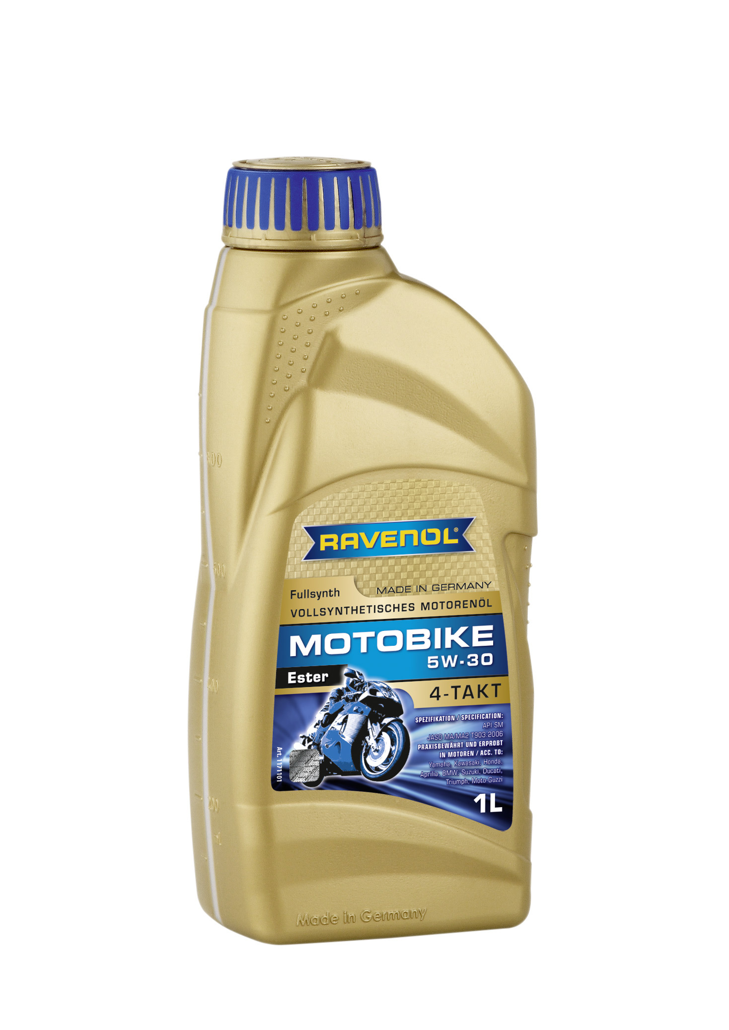 Ulei motor 4 timpi motobike 4-t ester 5w30 , volum 1 litru, pentru motociclete