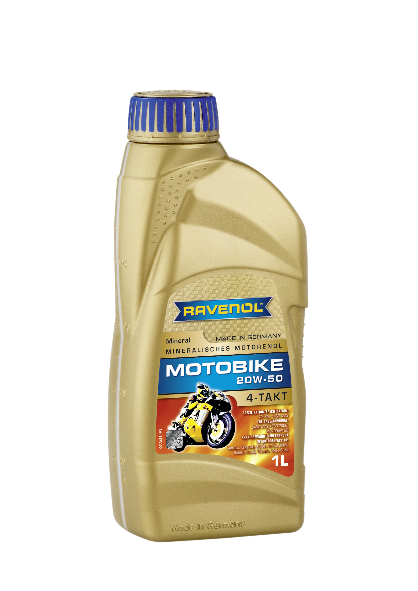 Ulei motor 4 timpi motobike 4-t mineral 20w50 , volum 1 litru, pentru motociclete
