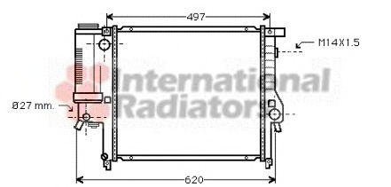 Radiator racire motor