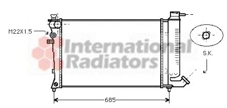 Radiator racire motor