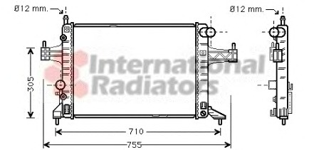 Radiator racire motor