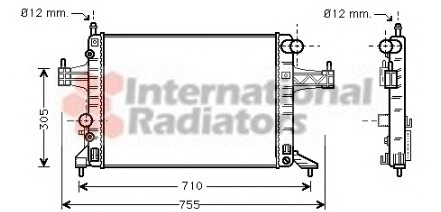Radiator racire motor